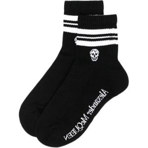 Носки с интарсией логотипа Alexander McQueen, черный