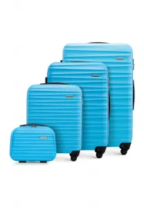 Багажный набор с косметичкой от abs luggage set Wittchen, Blue