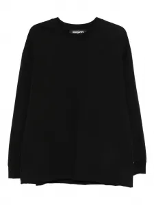 Хлопковый свитшот Patrizia Pepe, черный