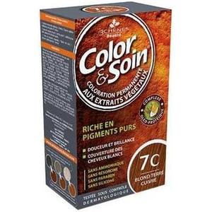 Les 3 Chenes Color & Soin Permanent Color Care Terracotta Blonde 7C Light Les 3 Chênes