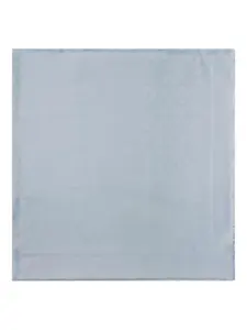 Шарф с узором-логотипом и бахромой по краям Elisabetta Franchi, синий