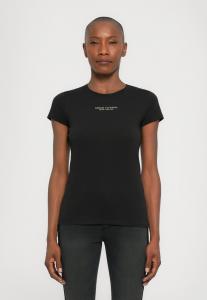 Футболка Armani Exchange Print T-shirt, Black/Gold-Coloured/Gold-Coloured