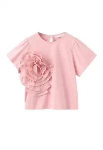 Детская блузка Mango Kids, Pink