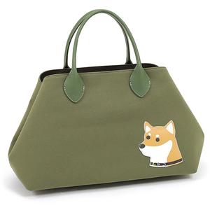 Сумка P-0685 Kitamura, цвет Khaki (Shiba Inu) 33334
