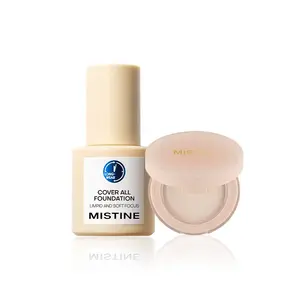 Mistine Жидкий тональный крем и рассыпчатая пудра blue shield natural flawless long lasting clear