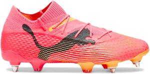 Бутсы для футбола PUMA мужские Future 7 Ultimate Rush для твердого и искусственного покрытия- розовые