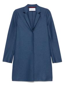 Пальто из вирджинской шерсти Harris Wharf London, синий