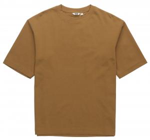Uniqlo Футболка унисекс светло-коричневого цвета