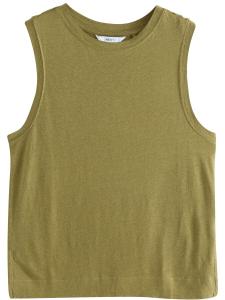 Вязаный топ Next, оливковый