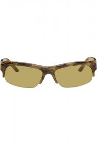 Retrosuperfuture Коричневые солнцезащитные очки Scatto