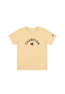 Футболка с принтом Champion, светло-коричневый