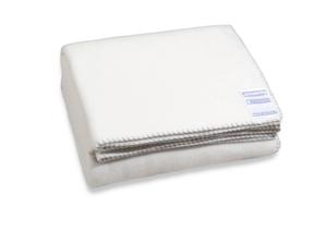 Флисовое одеяло smoothy Zoeppritz, кремовый/белый