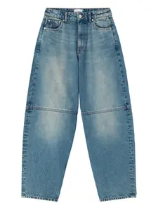 Джинсы со вставками Ganni, синий