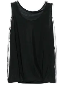 Топ с сетчатыми вставками Jnby, черный