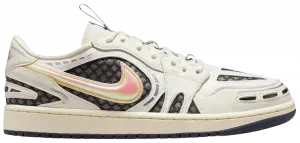 Женские кроссовки Air Jordan 1 Low. Способ приготовления V3, белый