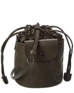 Кожаное ведро Longchamp Le Pliage Longchamp, зеленый