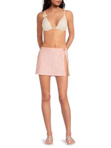 Юбка-накидка с жаккардовым кольцом Red Carter, розовый/мульти