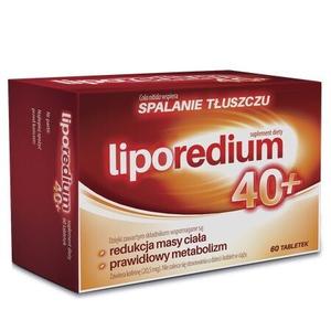 Препарат, поддерживающий обмен веществ Liporedium 40+, 60 шт