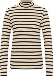 MUSTANG Свитер 'Victoria' в черном и бежевом цвете