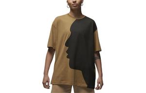 Футболка женская коричневая Jordan