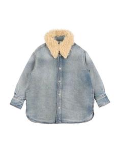 Джинсовая куртка для девочек Mm6 Maison Margiela, синий