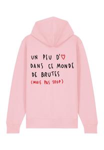 Толстовка на молнии BRUTE BACK EMBROIDERY Mira Paris, розовый