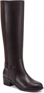 Женские сапоги до колена Easy Spirit, Dark Brown Leather