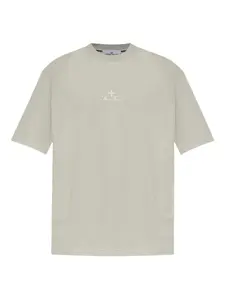 Футболка с вышитым логотипом Stone Island, серый