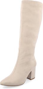 Женские сапоги до колена Journee Collection Ameylia, Bone Wide Calf