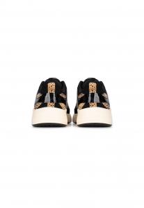 Кроссовки на шнуровке Posh by Poelman, черный