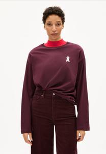 Топ ARMEDANGELS ICONIC Å FIETAA, Dark Cranberry/Bordeaux