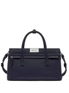 Сумка-шоппер среднего размера 5AC East West со складным верхом MAISON MARGIELA, черный