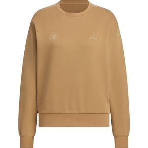 Adidas Толстовка Lounge CREW SWEATSHIRT Женская Desert Brown