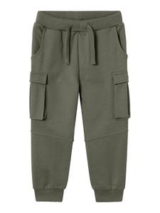 Тканевые брюки NAME IT Tapered Pants NMNOli, оливковый