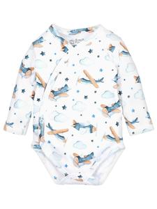 Комбинезон/боди NINI Flugzeug, белый