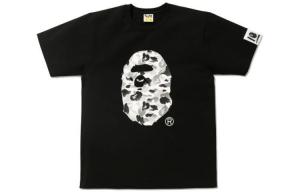Футболка мужская черная A Bathing Ape, черный