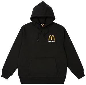 Худи Palace x McDonald's Logo Hoodie 'Black', черный