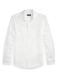 Льняная рубашка Ralph Lauren Purple Label, белый