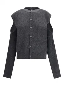 Кардиган на пуговицах ALAINPAUL, серый