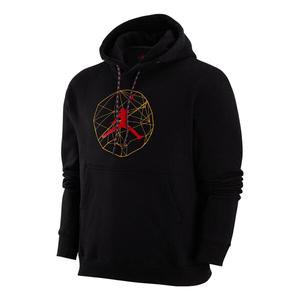Толстовка Air Jordan Essentials Logo Hoodies 'Black', черный