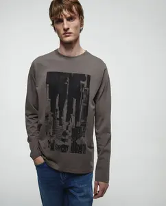 Футболка с принтом Sfera, серый