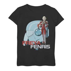 Футболка с изображением Фрейи Фенрис для девочек 7–16 лет с изображением «Звездных войн» Star Wars