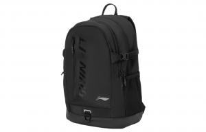 Рюкзак-сумка для ноутбука LiNing Training Series из ткани, стандартный размер, унисекс, черный