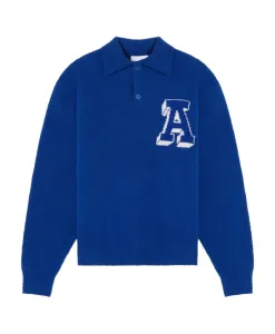 Свитер-Поло для команды Axel Arigato, синий