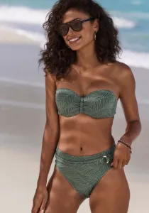 Плавки от бикини с поясом Lascana, Oliv