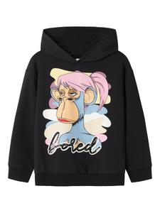 Толстовка NAME IT Bored Ape, черный