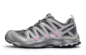 SALOMON Кроссовки для бега XA PRO 3D Abrasion Resistant Low top Unisex серый розовый серебристый