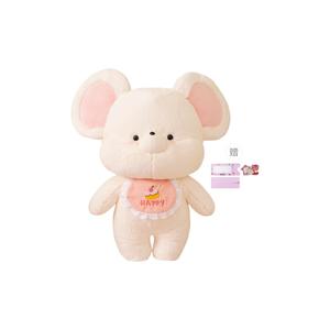 Очаровательный слюнявчик с плюшевыми куклами Lelus The Mouse высотой 30см/50см AOLETU, White+Puppy Pull Greeting Card