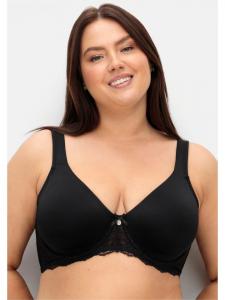 Бюстгальтер на косточках sheego, черный