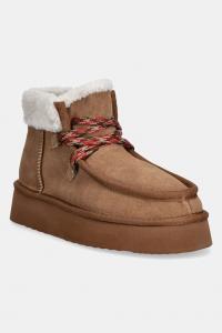 Замшевые зимние ботинки Answear.Lab, коричневый